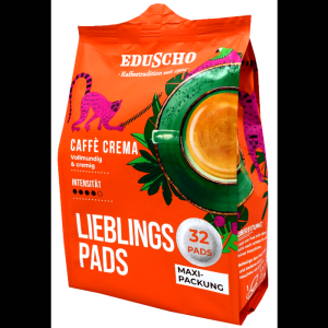 Eduscho Lieblingspads Caffé Crema 32 pads